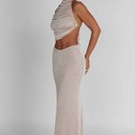 Fifi Maxi Skirt - Champagne - Image 7