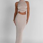 Fifi Maxi Skirt - Champagne - Image 10