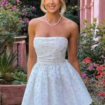 Katrina Mini Dress - Blush Floral Print - Image 3