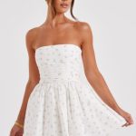 Katrina Mini Dress - Blush Floral Print - Image 5