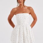 Katrina Mini Dress - Blush Floral Print - Image 8