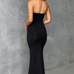 Emery Midi Dress - Jet Black - Image 4
