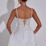 Emma Mini Dress - Ivory - Image 9