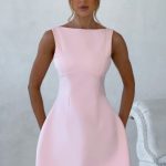 Alana Mini Dress - Blush - Image 5
