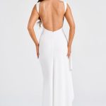 Pandora Maxi Dress - Ivory - Image 8