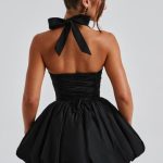 Maricia Mini Dress - Black - Image 4