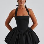 Maricia Mini Dress - Black - Image 7