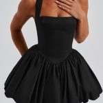Maricia Mini Dress - Black - Image 9