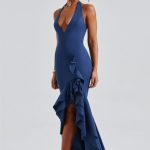 Veronique Maxi Dress - Navy - Image 2