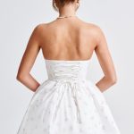 Evie Mini Dress - White Multi Floral Print - Image 5