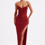 Giovanna Maxi Dress - Wine - Image 6