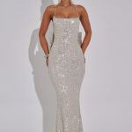 Meridith Maxi Dress - Champagne - Image 6