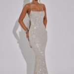 Meridith Maxi Dress - Champagne - Image 7