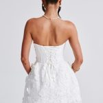 Leona Mini Dress - Ivory - Image 4