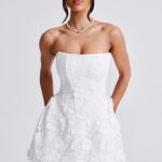 Leona Mini Dress - Ivory - Image 5