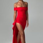 Joyce Maxi Dress - Red - Image 2