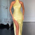 Etta Maxi Dress - Lemon - Image 3