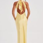 Etta Maxi Dress - Lemon - Image 6