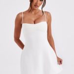Dakota Mini Dress - Ivory - Image 5