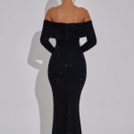 Cyprus Maxi Dress - Black - Image 5