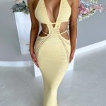 Arabella Maxi Dress - Lemon