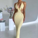 Arabella Maxi Dress - Lemon - Image 3