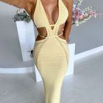 Arabella Maxi Dress - Lemon - Image 11