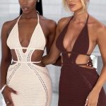 Selena Mini Dress - Chocolate - Image 15