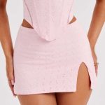Erika Mini Skirt - Blush - Image 8