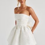 Salome Mini Dress - Ivory - Image 5