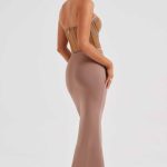 Santanna Corset - Chocolate/Nude - Image 6