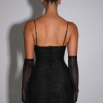 Pixie Mini Dress - Black Sparkle - Image 4