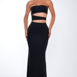 Milia Maxi Dress - Black - Image 3
