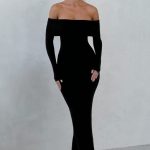 Beverley Knit Maxi Dress - Black