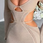 Nadine Maxi Dress - Beige - Image 10