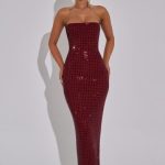 Neriah Maxi Dress - Wine - Image 3