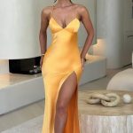 Isobel Maxi Dress - Tangerine - Image 3