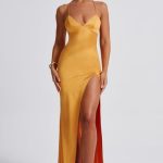 Isobel Maxi Dress - Tangerine - Image 4