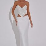 Bernadette Maxi Skirt - Ivory - Image 2