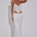 Bernadette Maxi Skirt - Ivory - Image 3