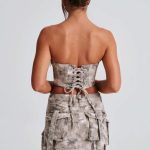 Yasie Corset - Camo Print - Image 10