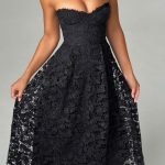 Ishani Midi Dress - Black