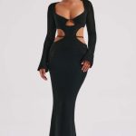 Nadine Maxi Dress - Black - Image 20