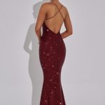 Meridith Maxi Dress - Wine - Image 4