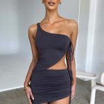 Stormi Mini Skirt - Charcoal