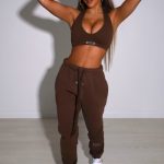 Ivy Luxe Trackpant - Chocolate - Image 5