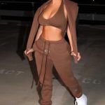 Ivy Luxe Trackpant - Chocolate - Image 7