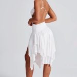 Emeline Midi Dress - White - Image 4
