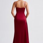 Winona Maxi Dress - Burgundy - Image 3