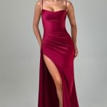 Winona Maxi Dress - Burgundy - Image 5